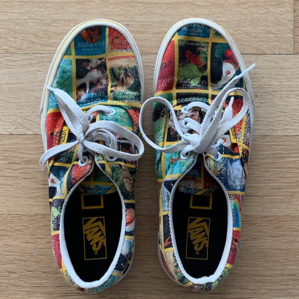 Vans National Geographic Collab Multicolor Graphic Unisex Sneakers